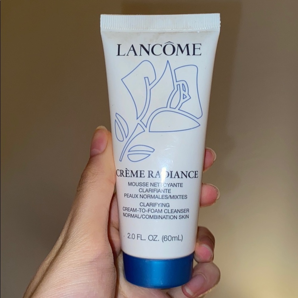 Lancome creme radiance cream-to-foam cleanser